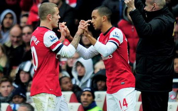 Уилшир и Уолкотт, Getty images