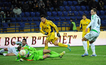 Кристальдо сделал дубль, фото  фото Дмитрия Неймырка, Football.ua