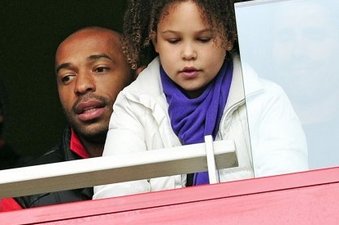 Тьерри Анри с дочерью, Getty Images