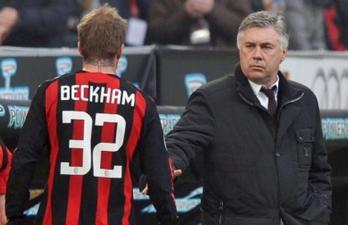 Бекхэм и Анчелотти, Presse-Sports