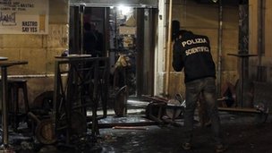 Паб тоже пострадал, bbc.co.uk
