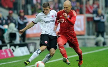 Роббен в атаке, Bongarts