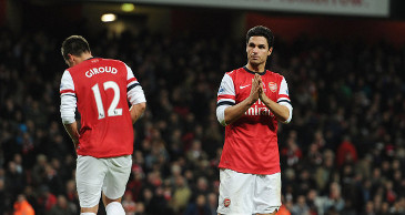 Оливье Жиру и Микель Артета, Sky Sports