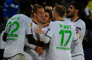 Радость гладбахцев, borussia.de