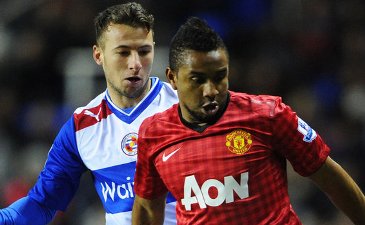 Андерсон в матче против Рэдинга, skysports.com