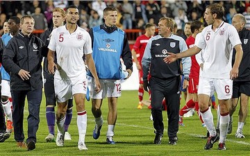 Англия после матча с сербами, Getty Images