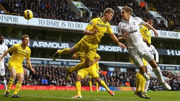 Доусон сравнял счет на десятой минуте, bbc.co.uk