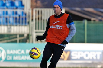 Томмазо Рокки на тренировке Интера, inter.it