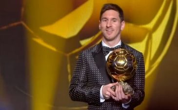 Лео Месси - обладатель Золотого мяча