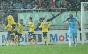 Марсель поскользнулся, фото lequipe.fr