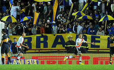 Рохелио Фунес-Мори и Родриго Мора, ole.com.ar