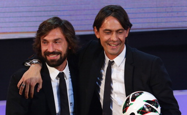 Андреа Пирло и Филиппо Индзаги, фото Getty Images