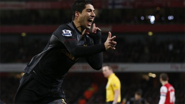 Суарес открыл счет уже на 5-й минуте, bbc.co.uk