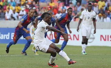 Дубль Вакасо Мубарака вывел Гану в полуфинал. Getty Images