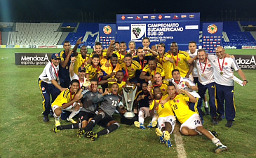 Колумбийская молодежка-2013, sudamericanosub20.com.ar