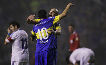 Хуан Роман Рикельме и Сантьяго Сильва, ole.com.ar