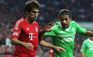 Хави Мартинес в игре против Вольфсбурга, фото bundesliga.com