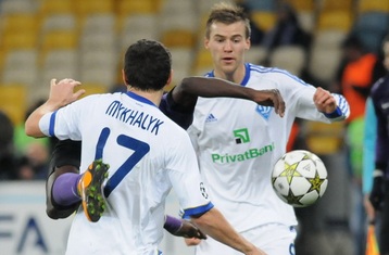 Динамовские сборники Михалик и Ярмоленко. © Илья Хохлов, Football.ua