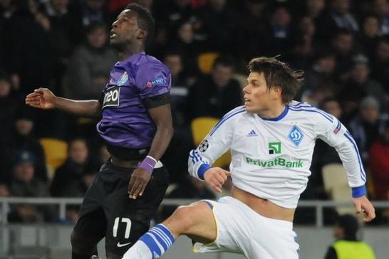 Огнен Вукоевич в матче против Порту, фото Football.ua