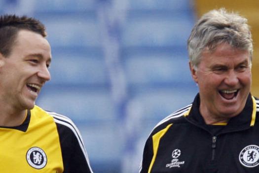 Гус Хиддинк и Джон Терри, skysports.com