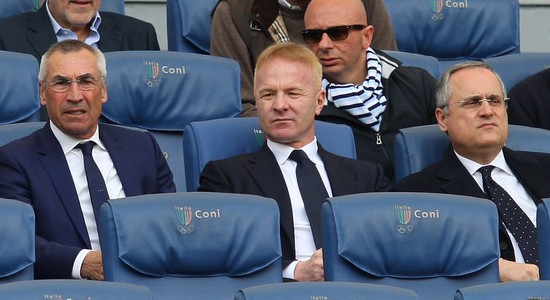 Ильи Таре с другими руководителями Лацио, Getty Images