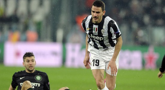 Лео Бонуччи в матче с Селтиком, Getty Images