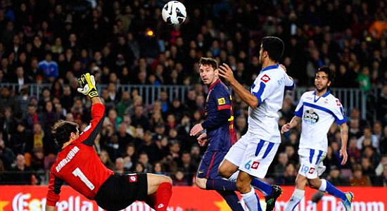 Месси переигрывает Арансубию, Goal.com