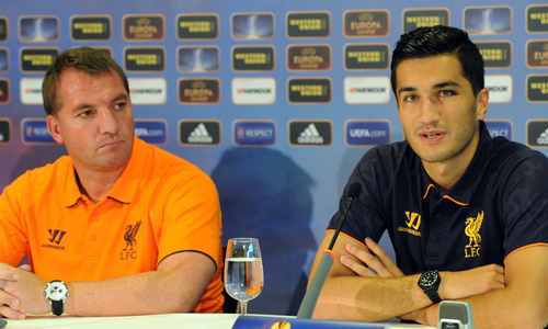 Брендан Роджерс и Нури Шахин, liverpoolecho.co.uk