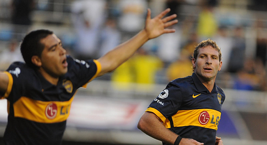 Рикельме и Палермо, Télam