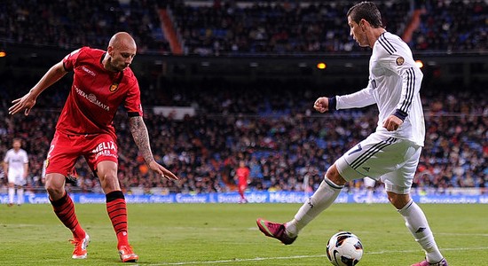 Алан Хаттон против Криштиану Роналду, Getty Images