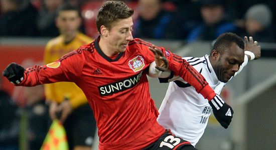 Хегелер в игре с Русенборгом, фото uefa.com