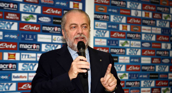 Аурелио Де Лаурентиис, sscnapoli.it