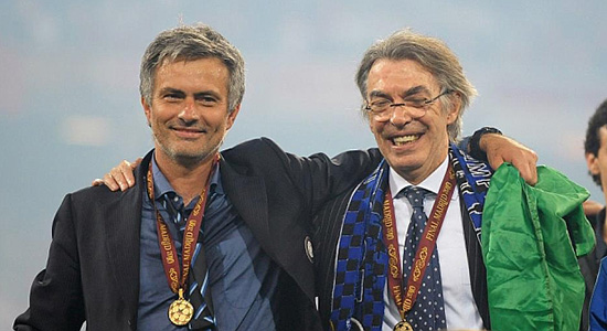 Моуриньо и Моратти после победы в ЛЧ-2010, marca.com