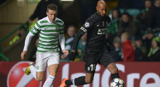 Николя Анелька в матче против Селтика, Getty Images