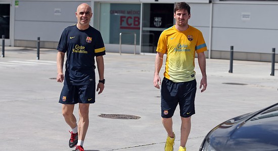Травма Месси оказалась не слишком серьезной. Фото fcbarcelona.es