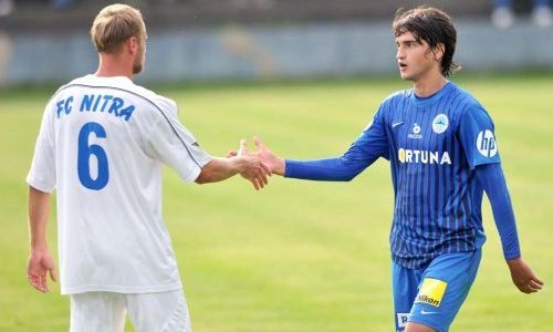 Морозенок (справа) в Словане, фото fcslovanliberec.cz