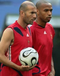 Франция ждет матча с итальянцами