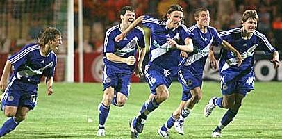 Радость молодых динамовцев, фото оф. сайта 