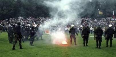 Беспорядки в Вильнюсе, фото Reuters