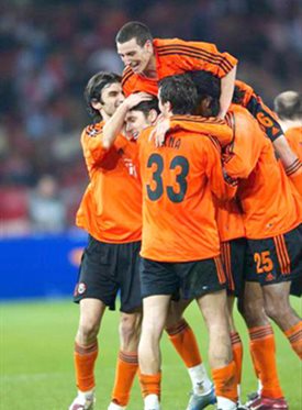 Марика отмечает тот самый гол в ворота 