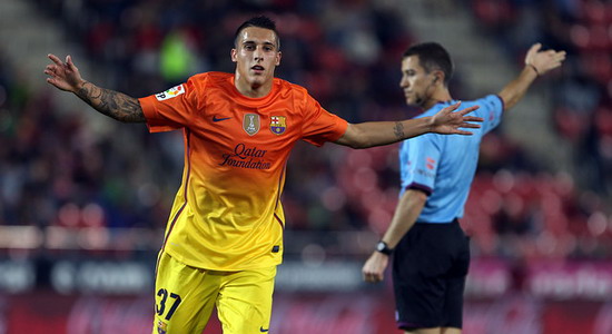 Кристиан Тельо оформил дубль, fcbarcelona.com