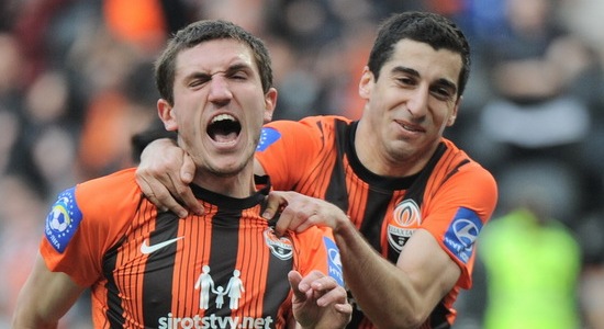 Кривцов и Мхитарян, shakhtar.com