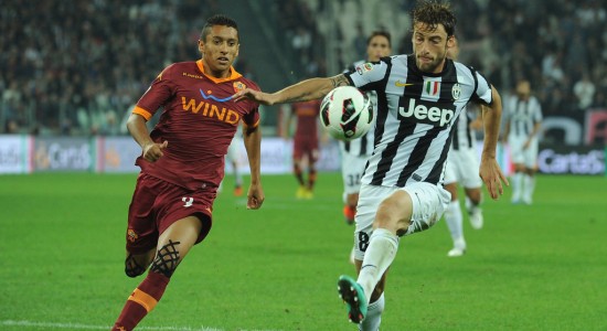 Маркиньос (слева) против Маркизио, Getty Images