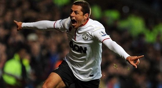 В первом круге Чичарито принес победу МЮ над Астон Виллой, фото nationalturk.com