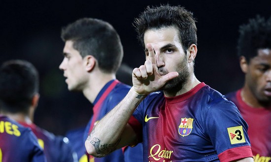 Сеск Фабрегас, fcbarcelona.com