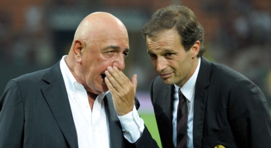 Галлиани беседует с Аллегри, фото Getty Images