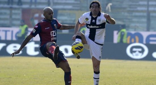 Рубен Оливера в матче с Пармой, Getty Images