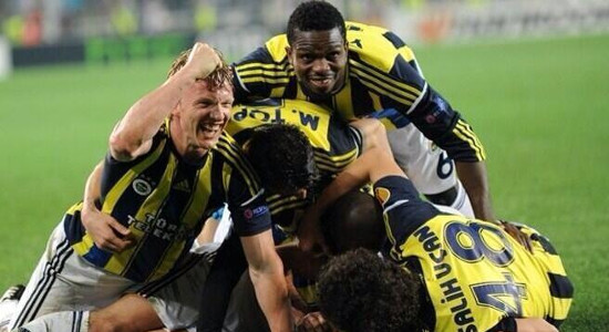 Дирк Куйт с партнерами празднует победу. Фото Getty Images