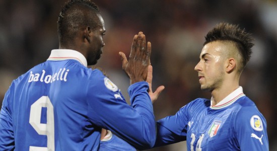 Марио Балотелли и Стефан Эль Шаарави, Getty Images