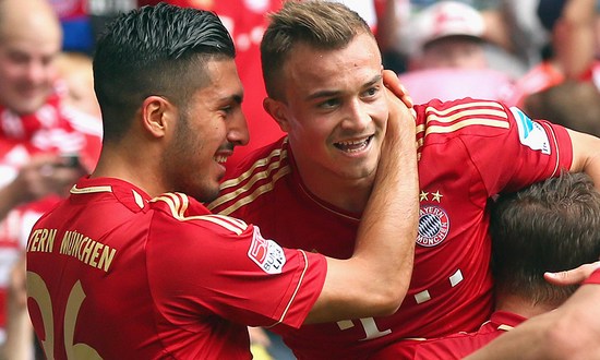 Джан и Шачири, bundesliga.de